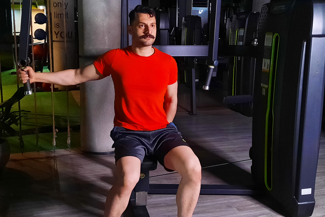 فلای قفسه سینه دستگاه دسته موازی تک