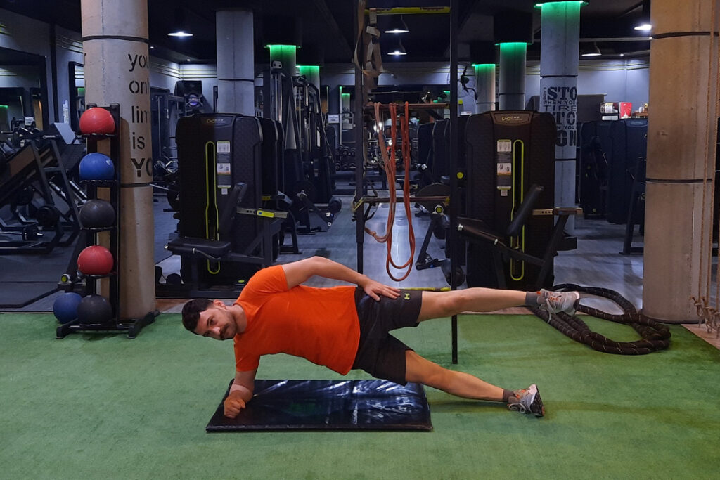 پلانک پهلو کیک ساید حرکتی