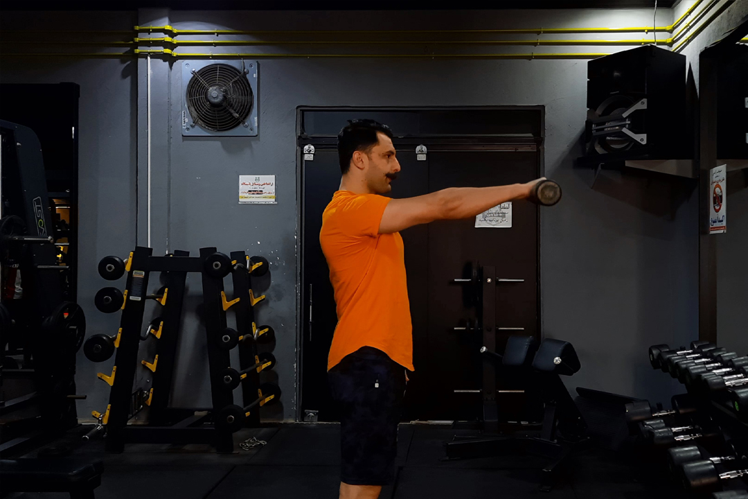 سرشانه جلو نظام دمبل تک