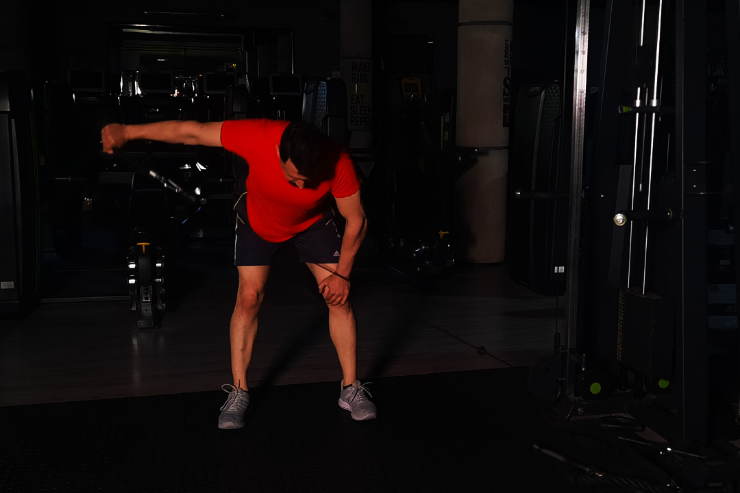 سرشانه پشت سیم کش نشر خم تک طنابی