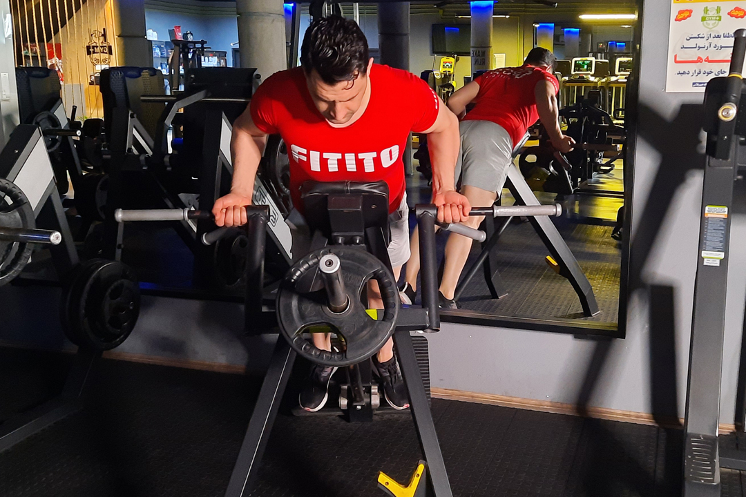 زیربغل دستگاه تی بار دست معکوس