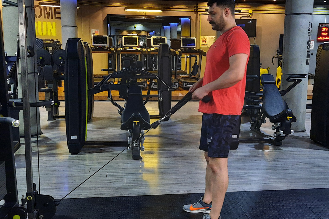 باز کردن کمر و زیربغل قایقی سیم کش طنابی از پایین