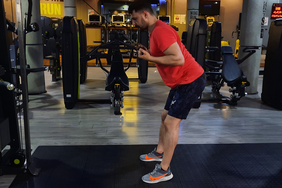 زیربغل قایقی سیم کش از بالا دست معکوس