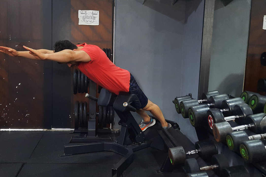 باز کردن کمر دستگاه دست باز 45 درجه