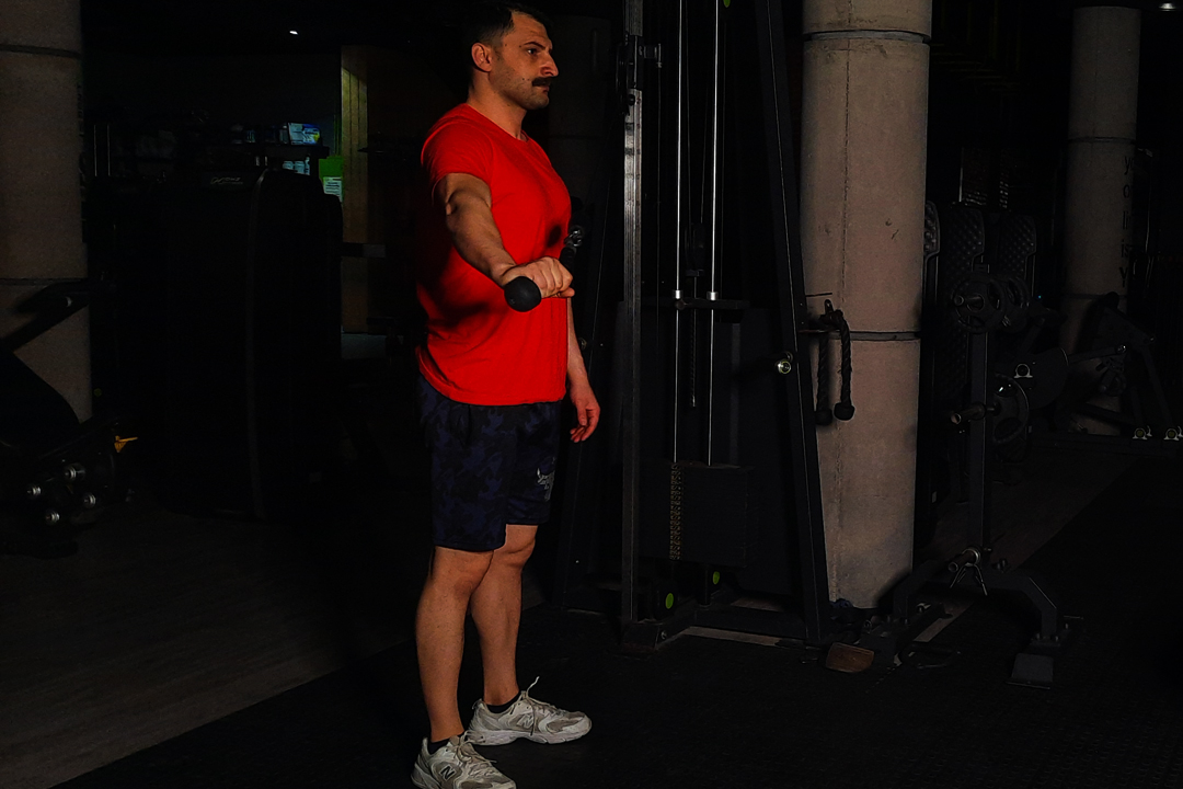 پشت بازو سیم کش کیک بک تک به پهلو