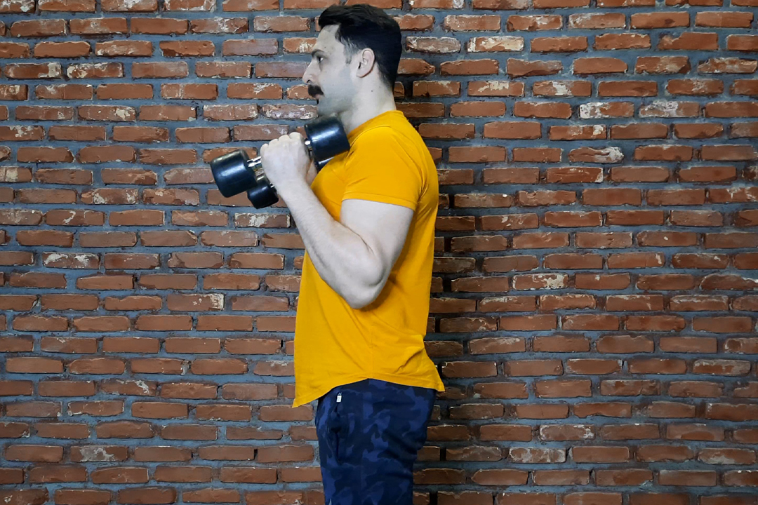 جلو بازو دمبل جفت چکشی