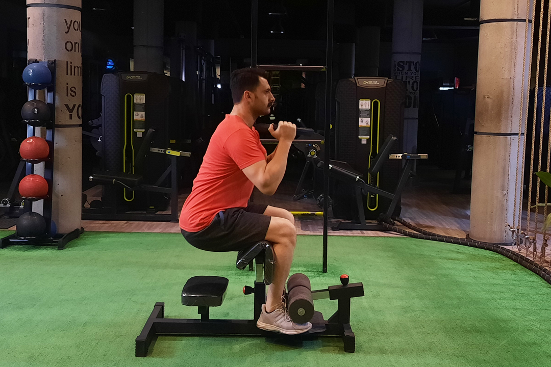 سی سی اسکوات دستگاه با وزنه