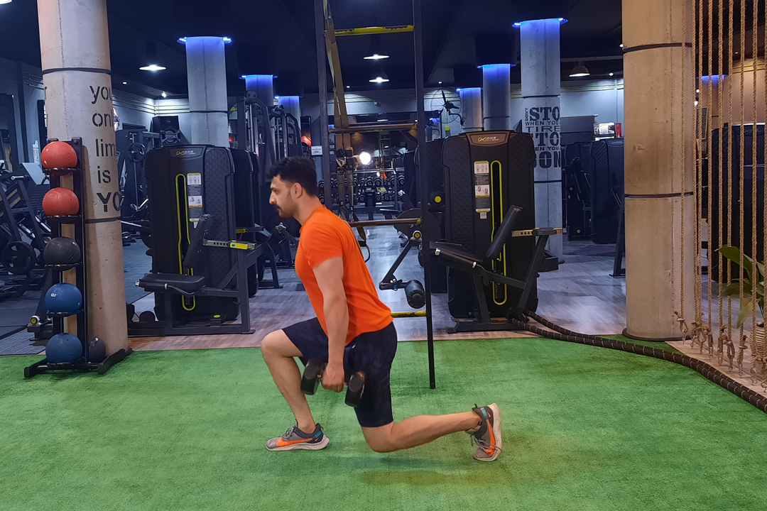 لانجز پا دمبل