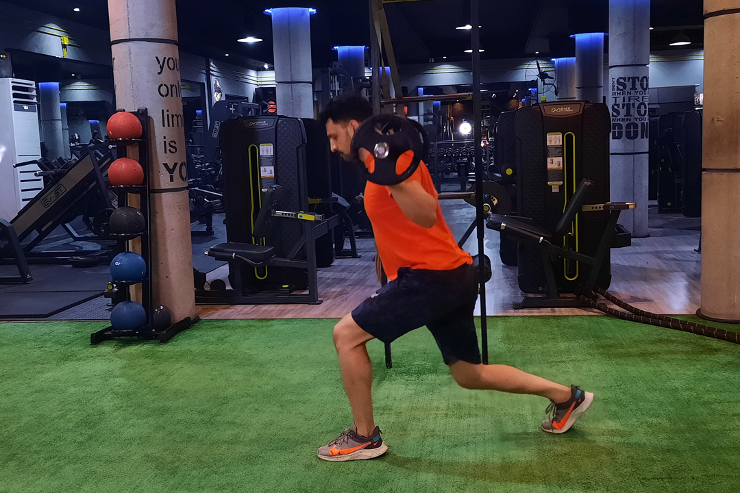 اسکوات اسپلیت (بلغاری) هالتر