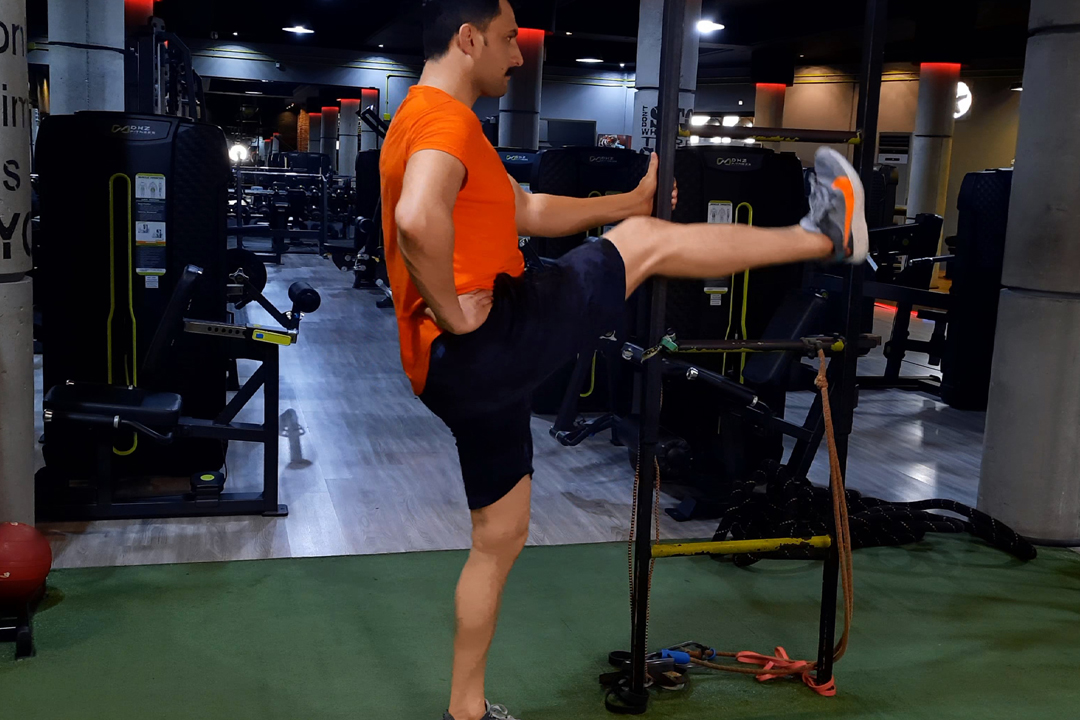 کشش پویا پشت پا