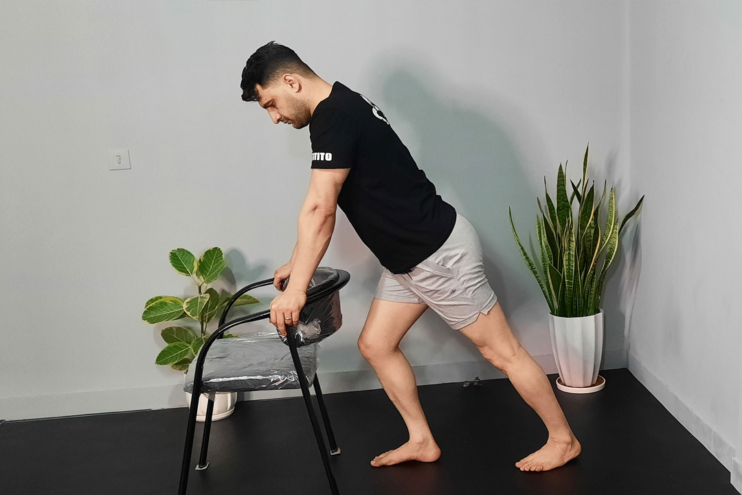 کشش دوقلو برگشت به لانجز روی صندلی