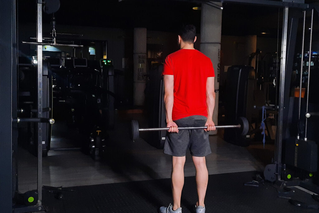 ساعد جلو هالتر از پشت