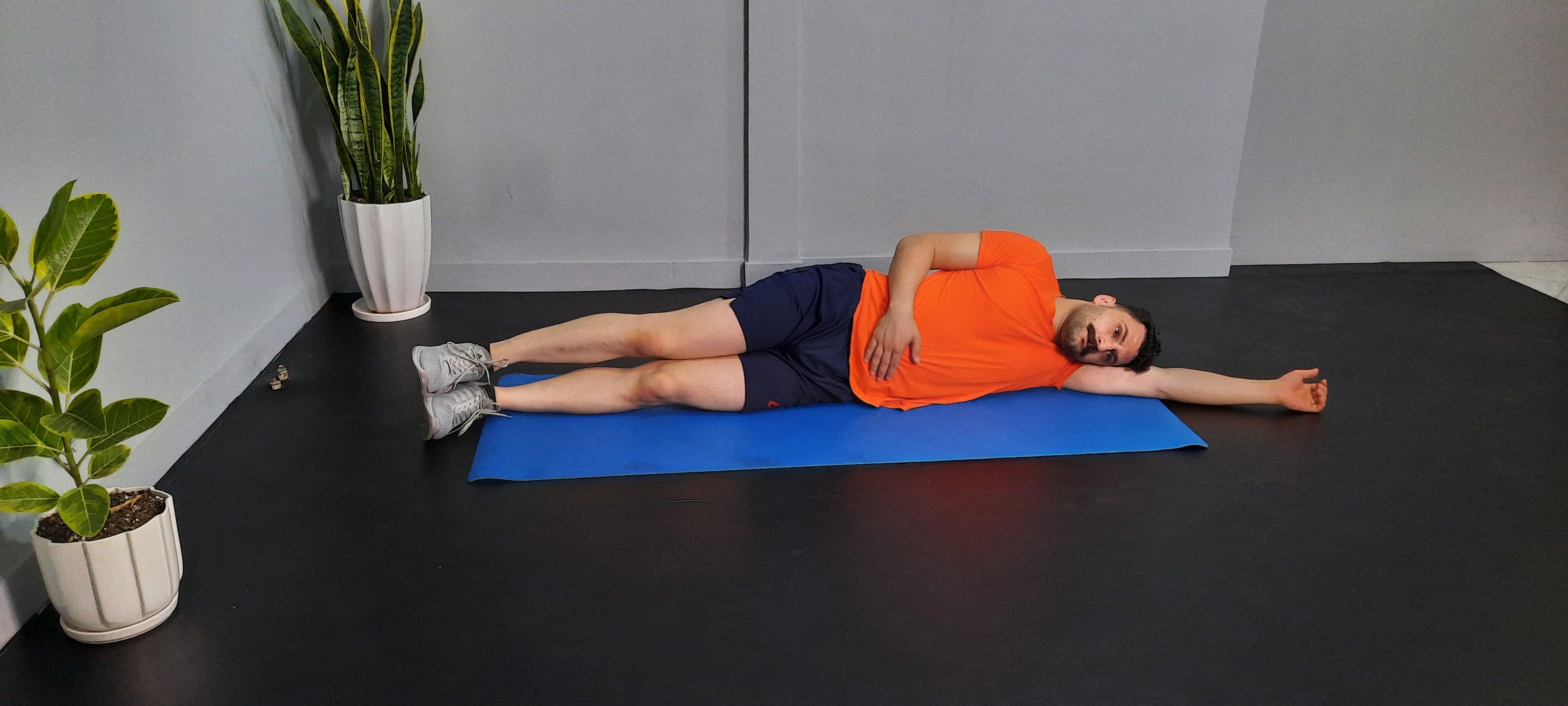 تنفس به پهلو خوابیده