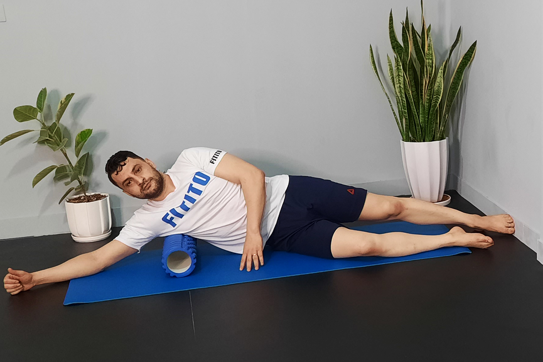 ریلیز پشتی بزرگ با فوم رولر