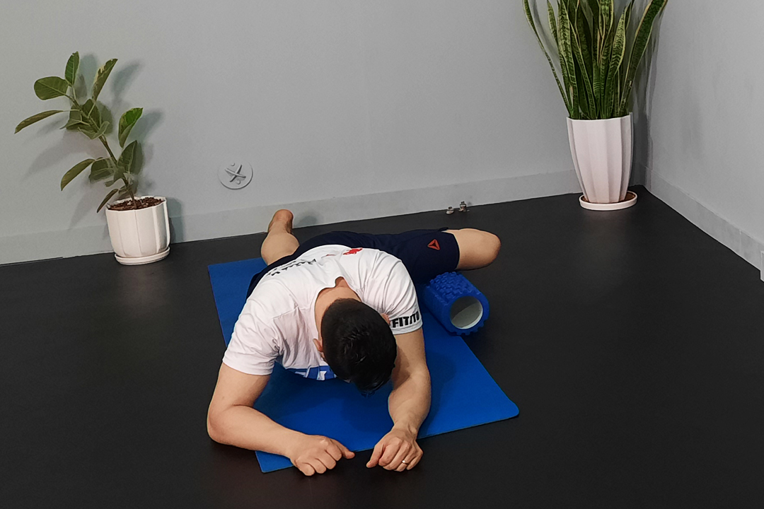 ریلیز داخل ران با فوم رولر