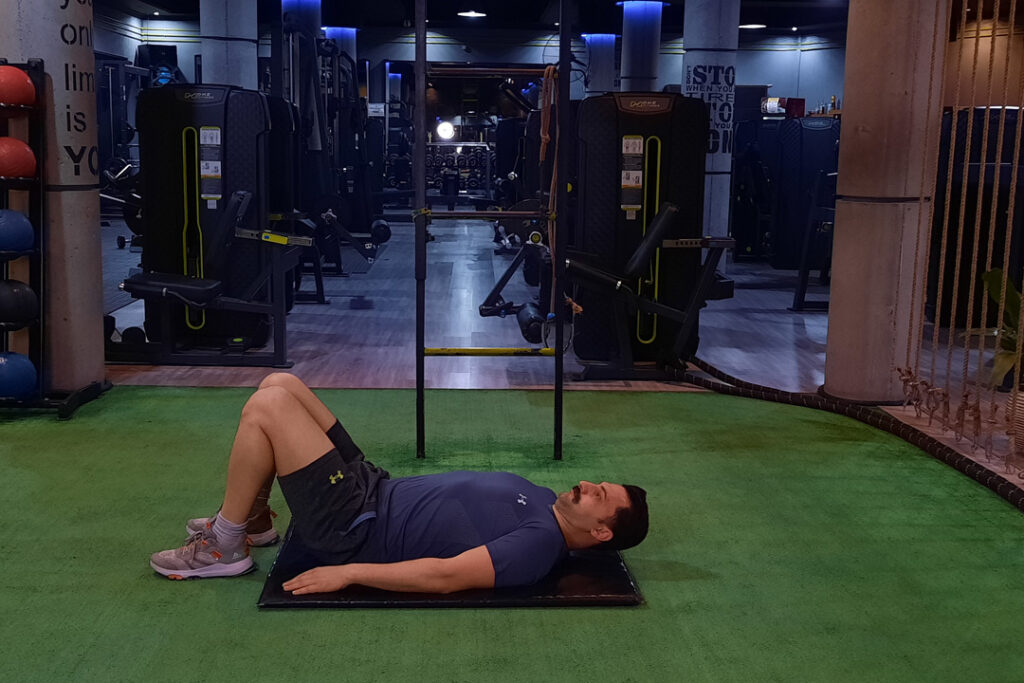 خم کردن گردن خوابیده