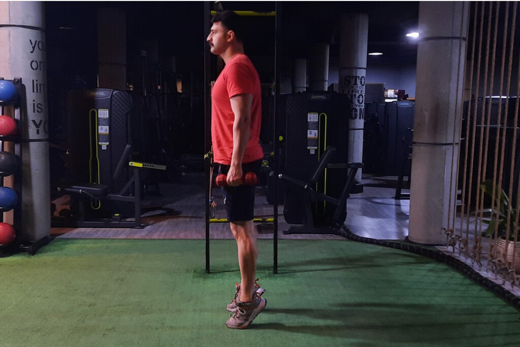 ساق پا دمبل