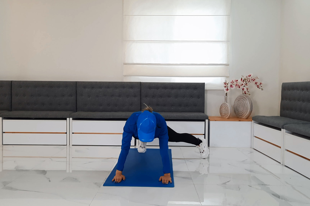 حالت شنا با گام به خارج متناوب