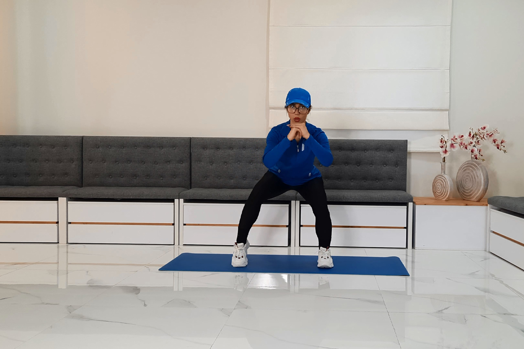 حالت اسکوات ساق پا متناوب