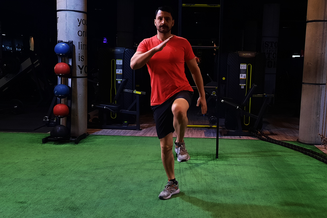 زانو بالا با کش تک