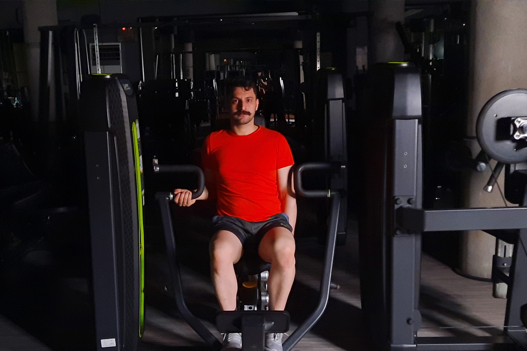 پرس سینه دستگاه دست معکوس تک