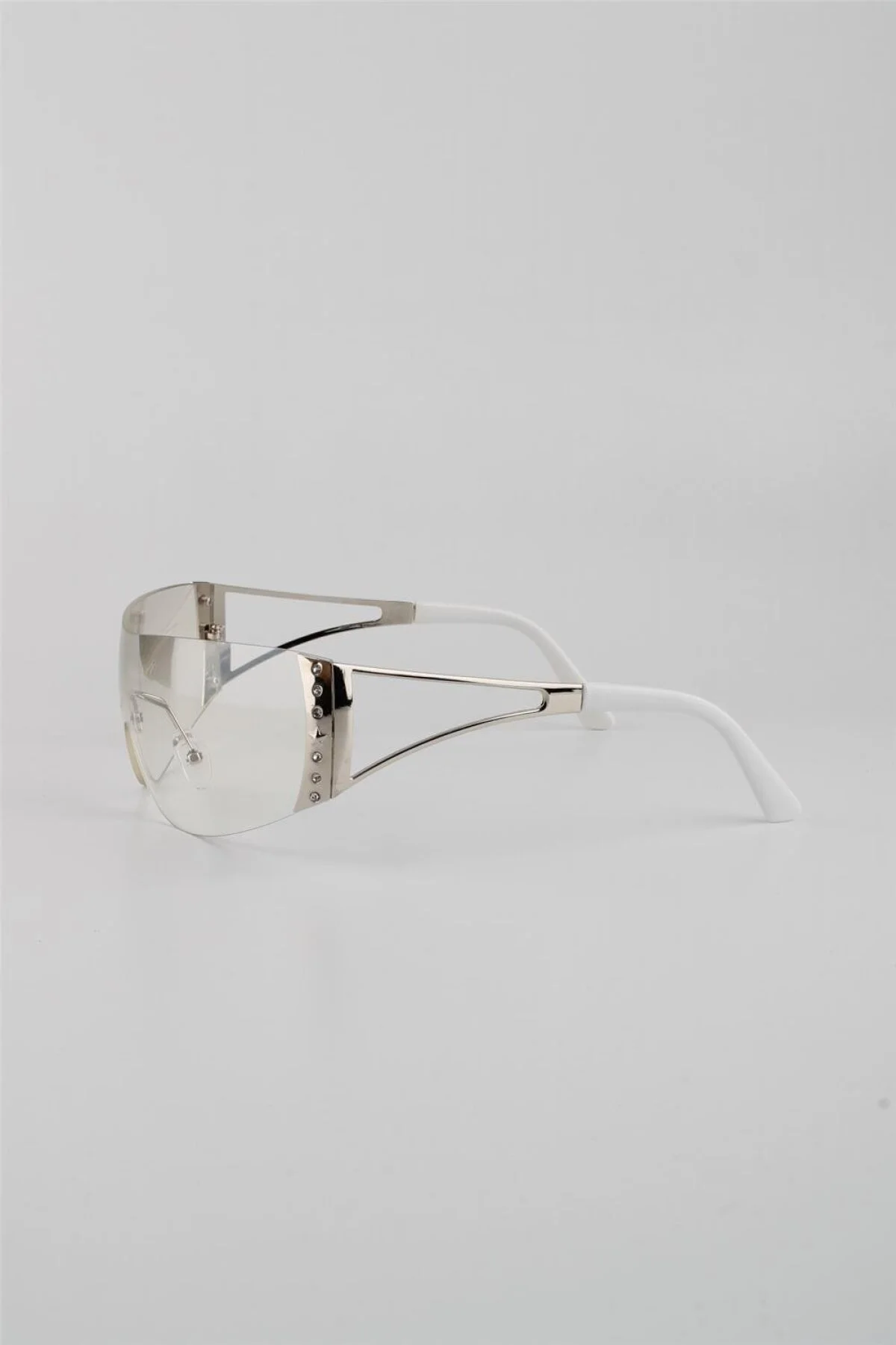 عینک آفتابی زنانه سفید با فیلتر UV400 و طراحی دگراد Silvio Monetti G24SMFJ3521R05 - تصویر 2