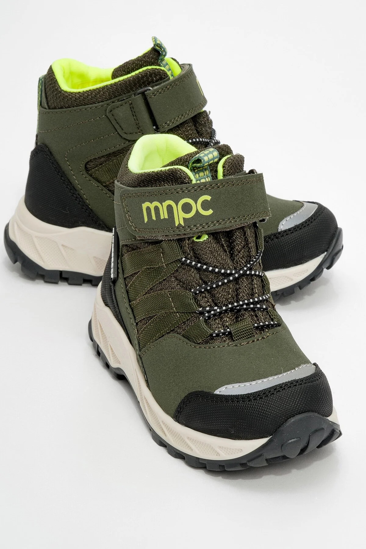 بوت روزمره مردانه ضدآب رنگ خاکی - تصویر 2