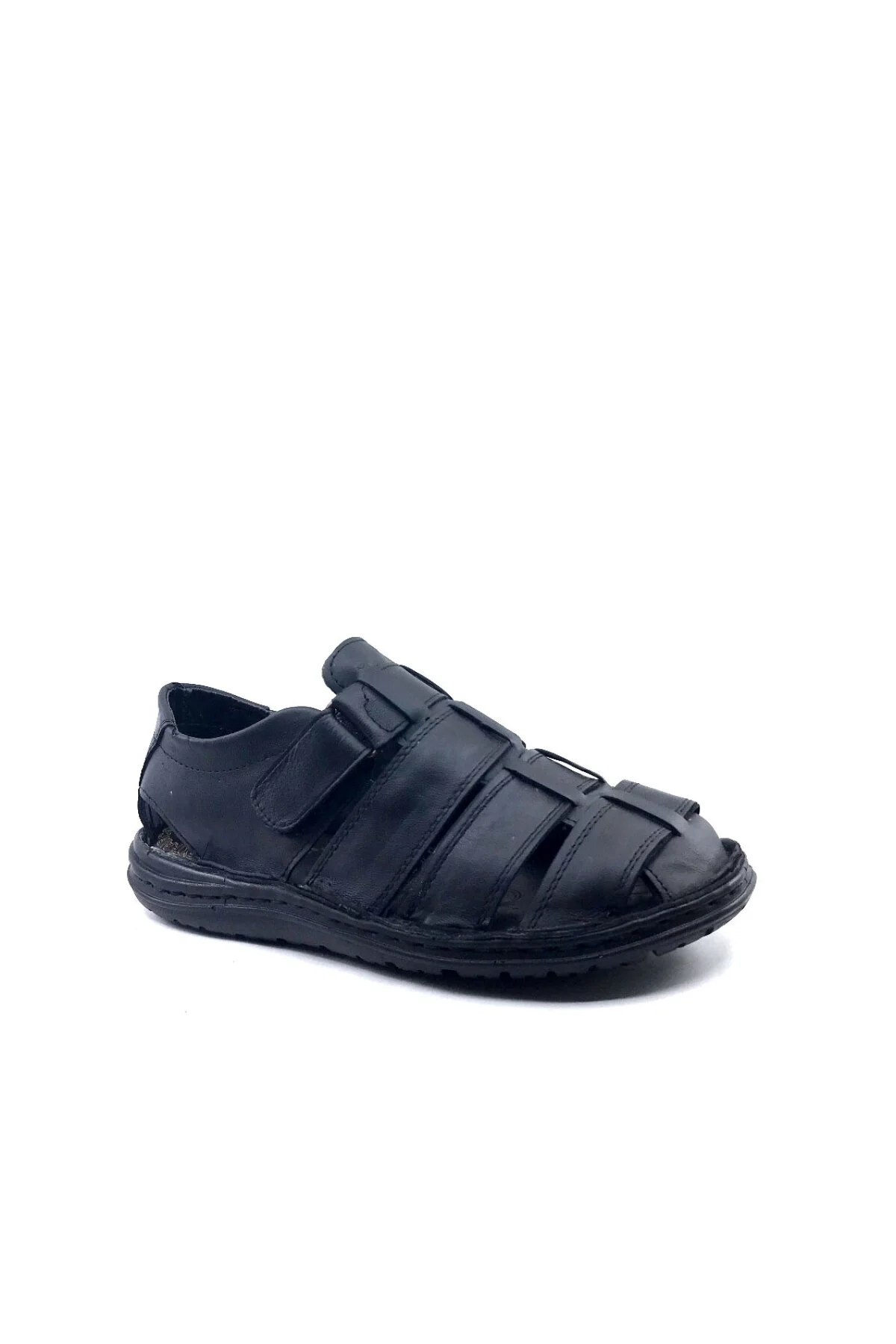 صندل اورتپدیک مردانه مشکی Ayakkabımood 4932 - تصویر 2