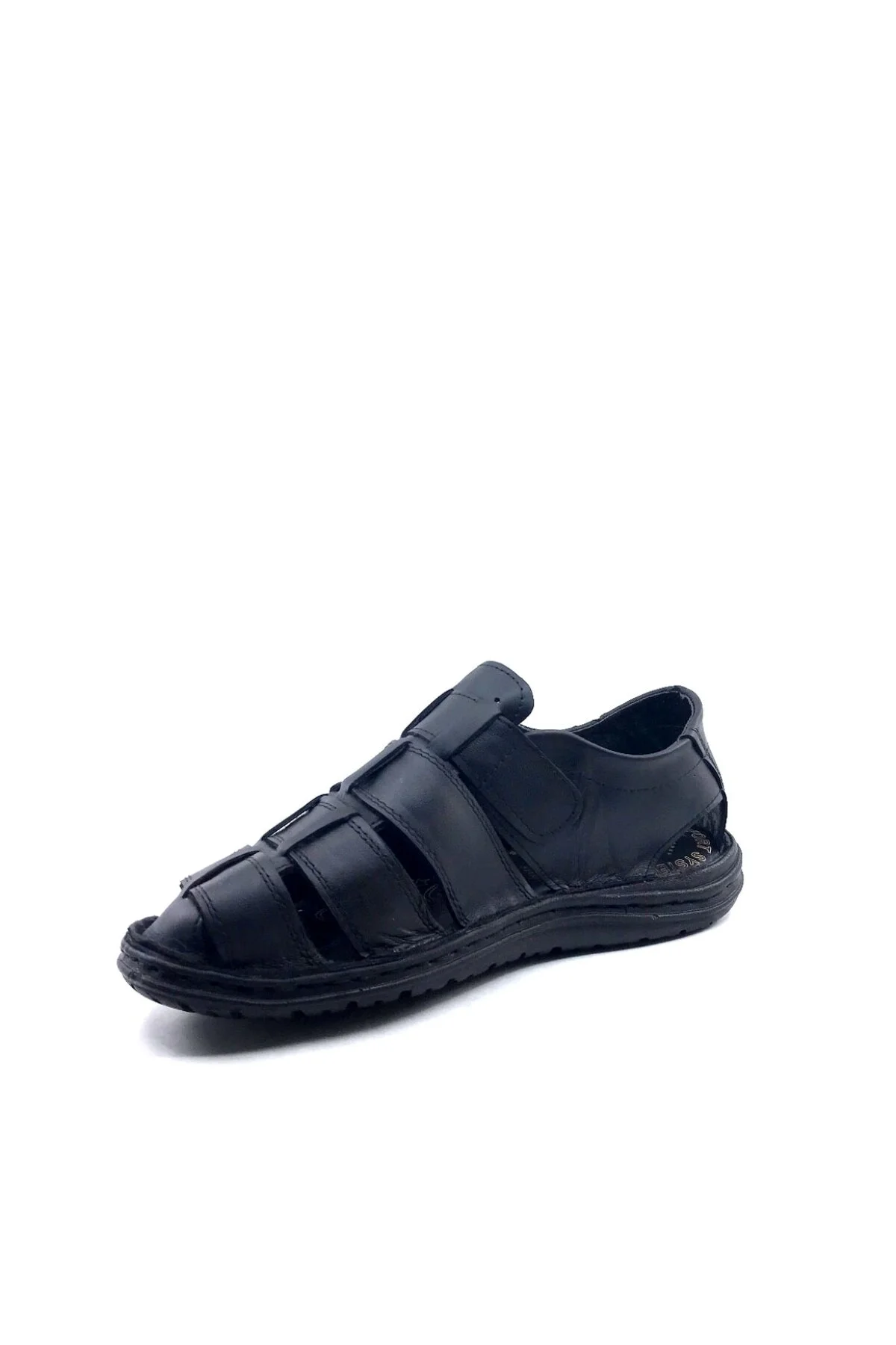 صندل اورتپدیک مردانه مشکی Ayakkabımood 4932 - تصویر 3