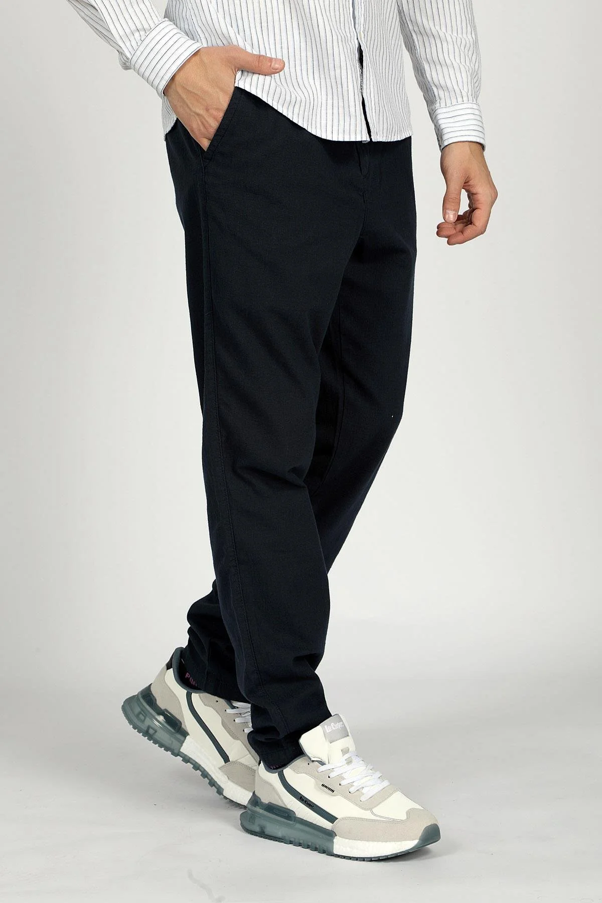 شلوار مردانه Lee Cooper مدل 252 LCM 221005 رنگ لاجوردی - تصویر 3