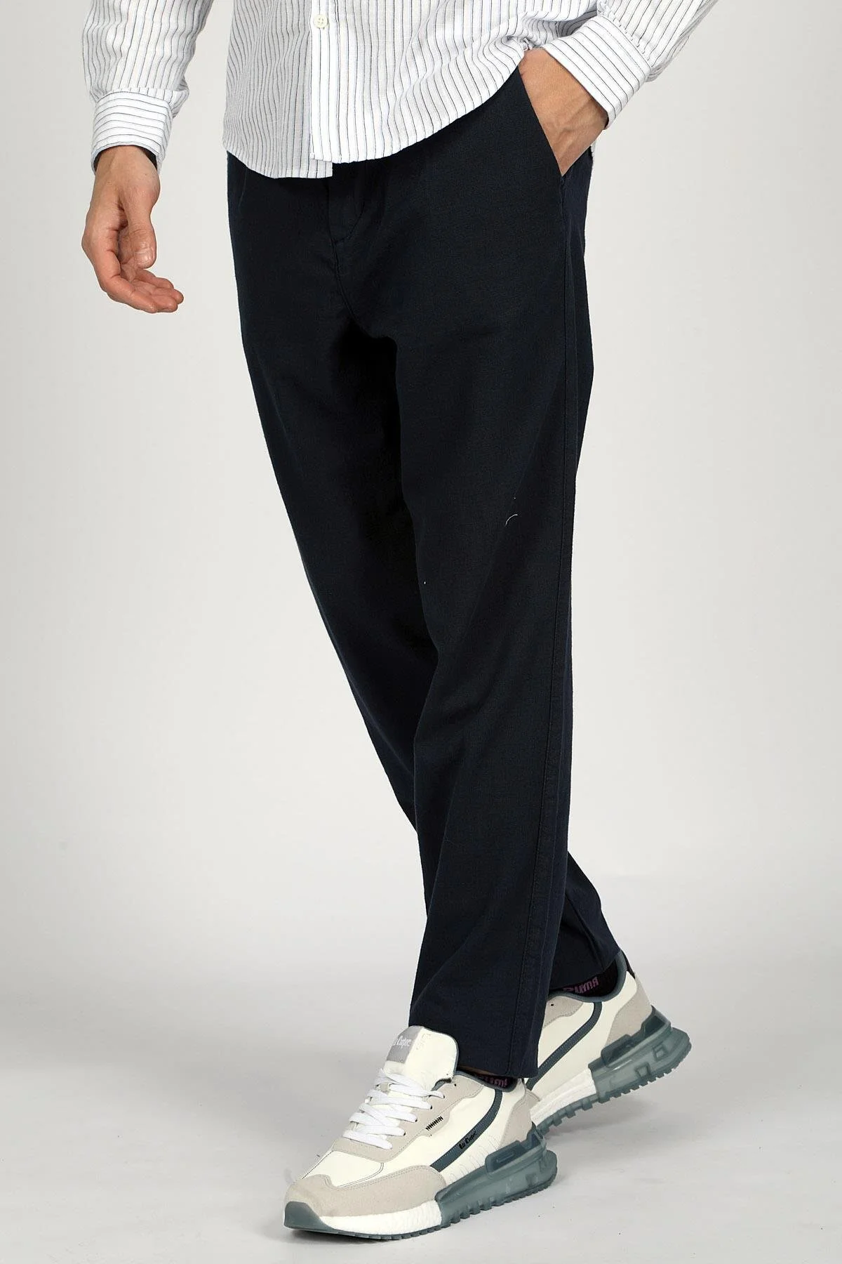 شلوار مردانه Lee Cooper مدل 252 LCM 221005 رنگ لاجوردی - تصویر 5