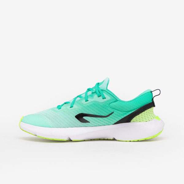 کفش دویدن بچگانه Kiprun KN500 – ۰ Drop – سبز/زرد/مشکی
