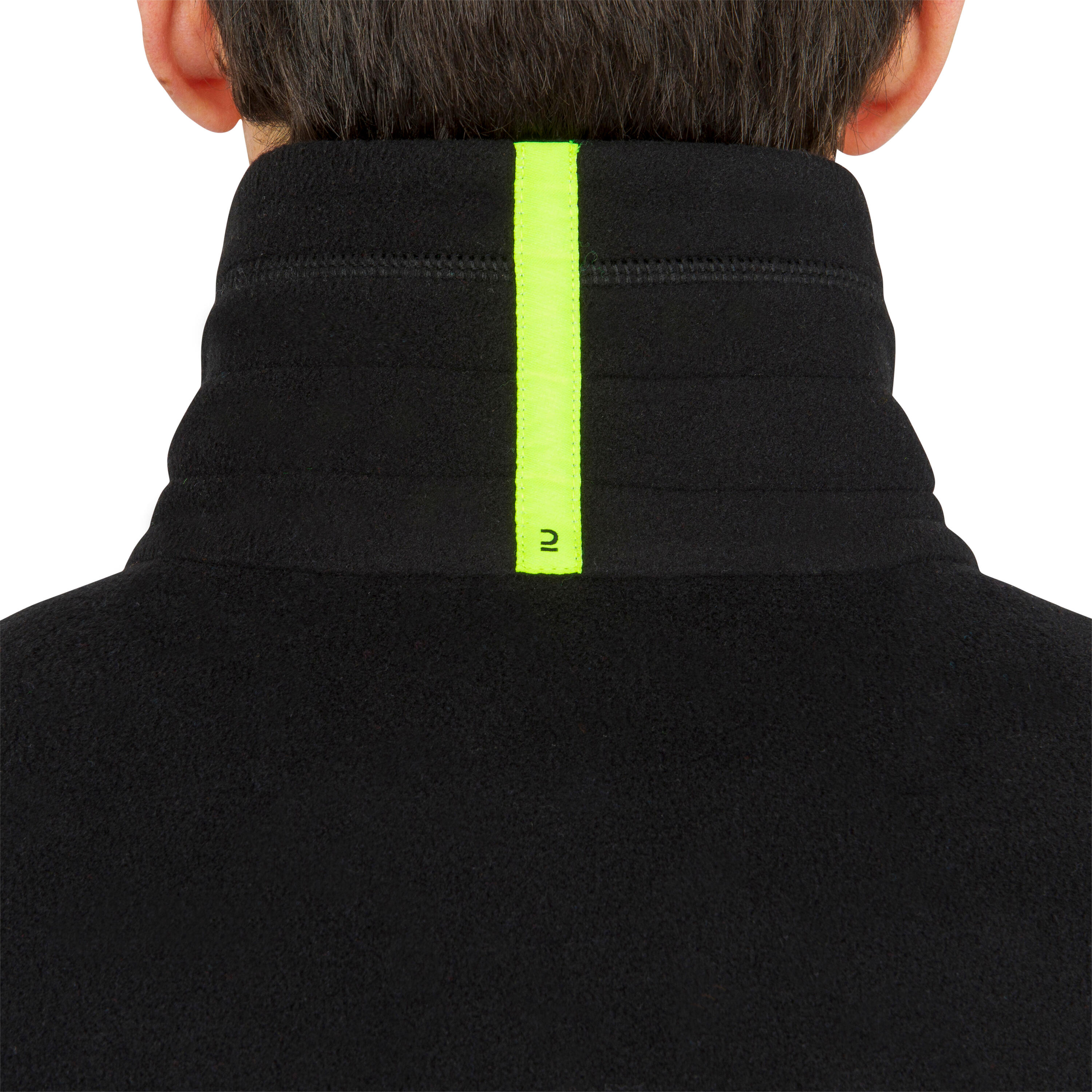 Erkek Sıcak Tutan Yelkenli Poları - Siyah - Sailing 100 - Image 8