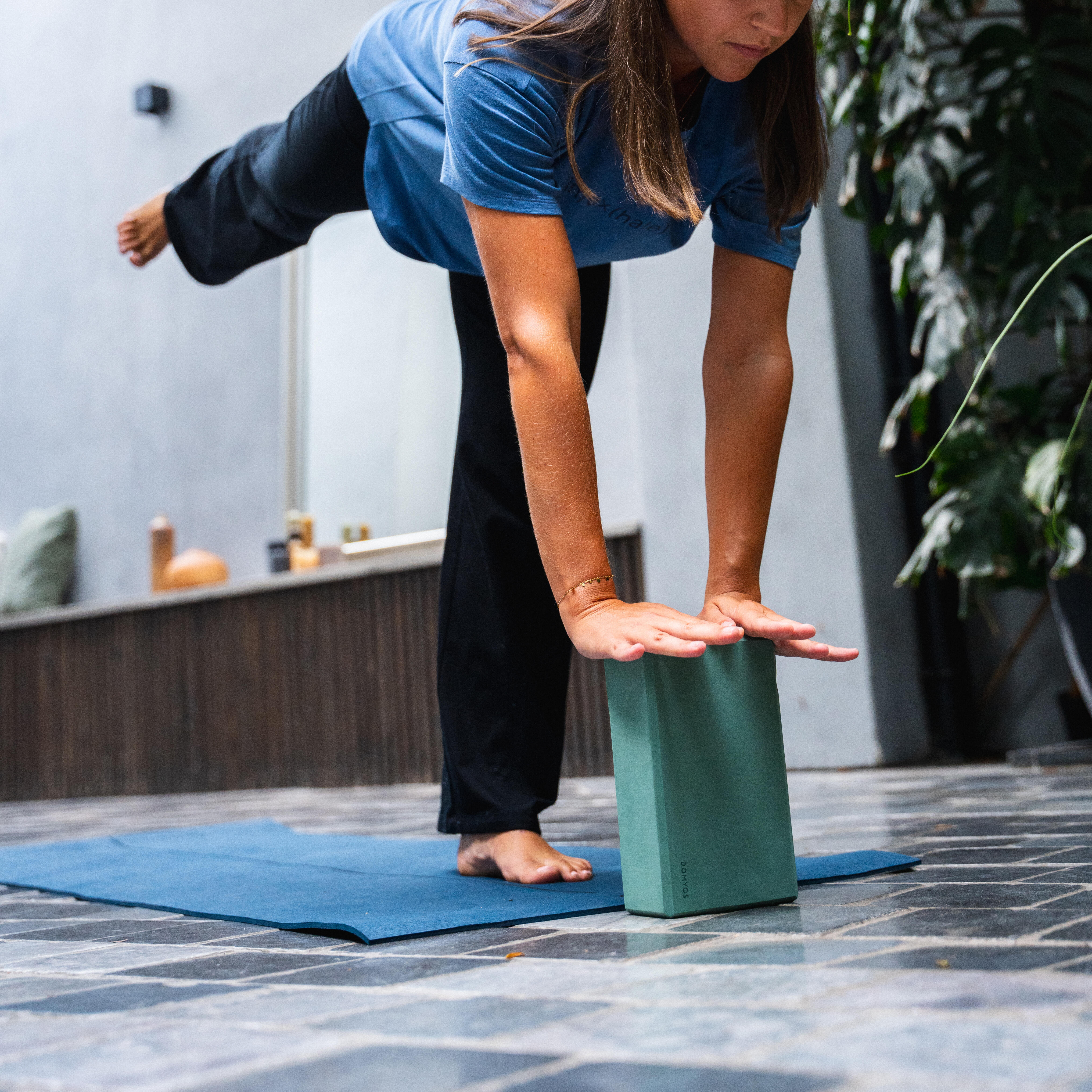 آجرک یوگا فومی – رنگ سبز تیره