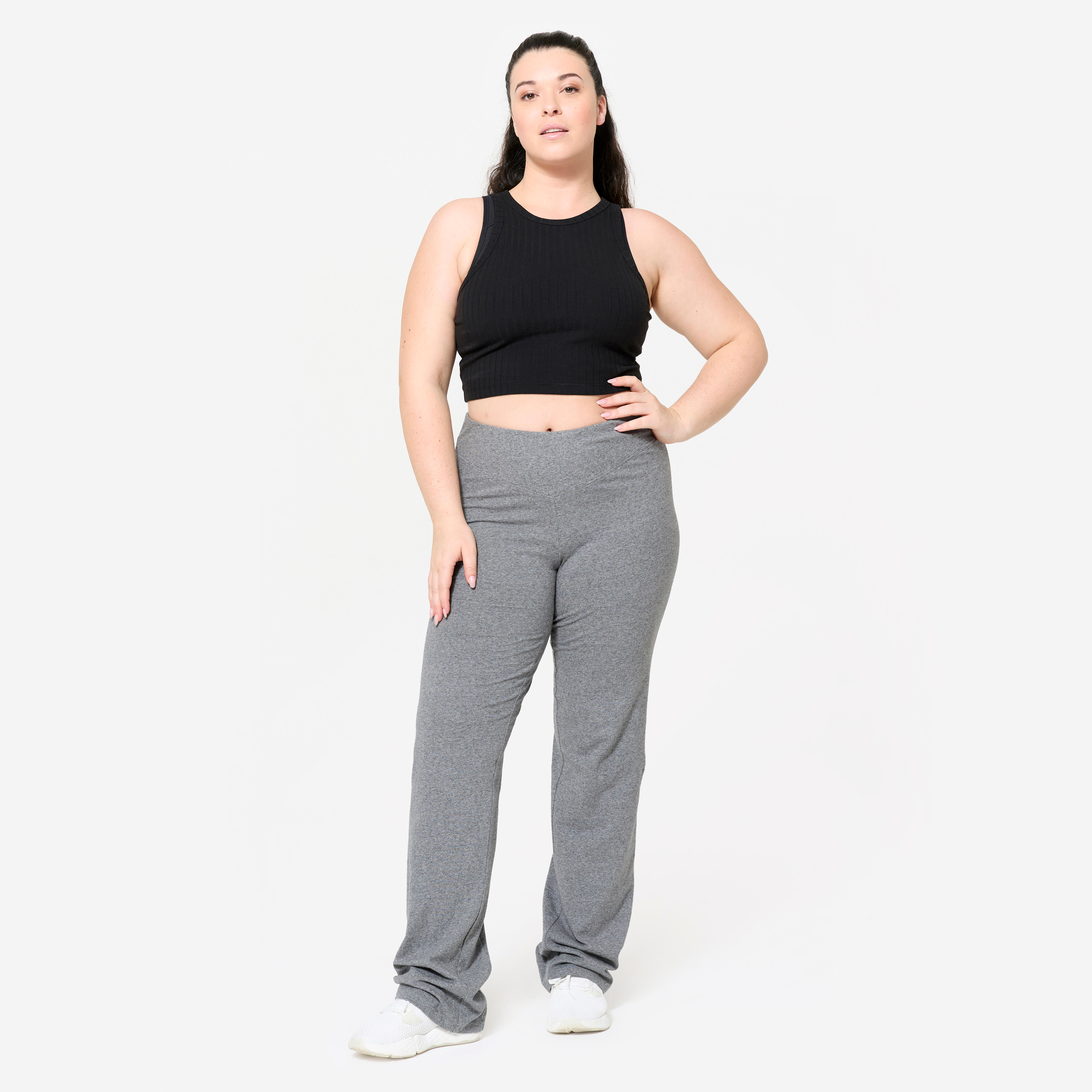 لگ ورزشی زنانه DOMYOS Evaze – رنگ خاکستری