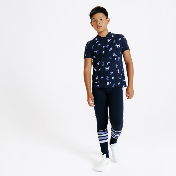 شلوار سوارکاری کودک FOUGANZA Magic – رنگ آبی