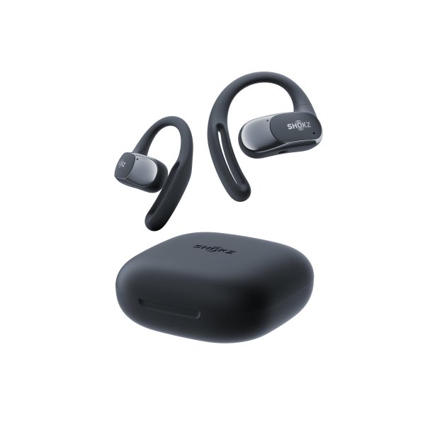 هدفون ورزشی بی‌سیم SHOKZ مدل OpenFit Air – رنگ مشکی