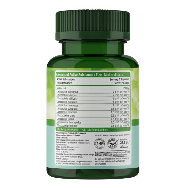 پروبیوتیک Nature’s Supreme 5B – بسته ۳۰ کپسول