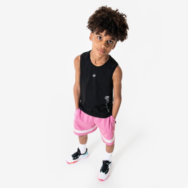 زیرپوش بدون آستین بسکتبال کودکان – رنگ مشکی– مدل NBA – برند TARMAK