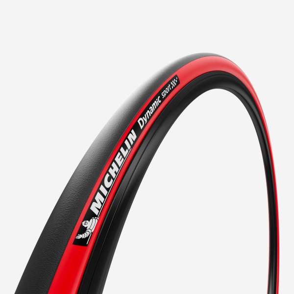 تایر دوچرخه MICHELIN مدل Dynamic 700X23 – رنگ قرمز – بسته ۲ عددی