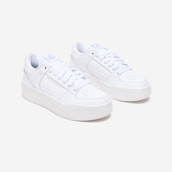 کفش اسپرت چرمی زنانه DECATHLON مدل CJ80 Platform – رنگ سفید