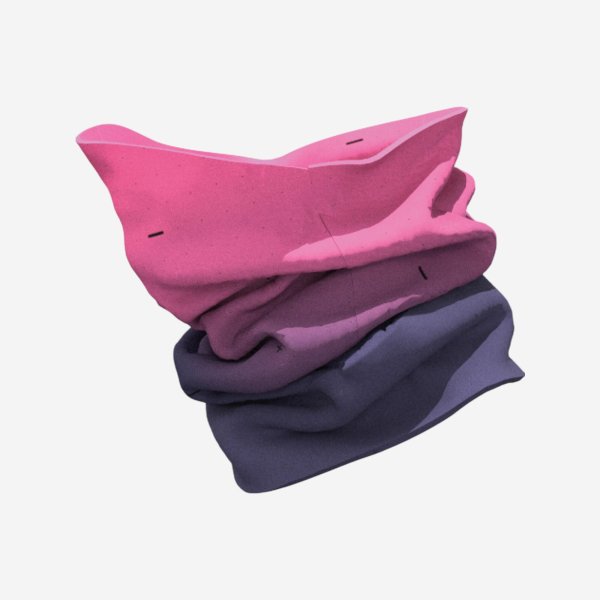 گردنبند اسکی بزرگسال WEDZE مدل HUG 900 – دو لایه و مدولار – رنگ صورتی