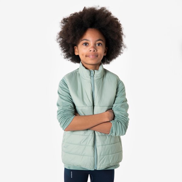 کاپشن دویدن کودک KIPRUN – مدل 3in1 – رنگ آبی/سبز - Image 9