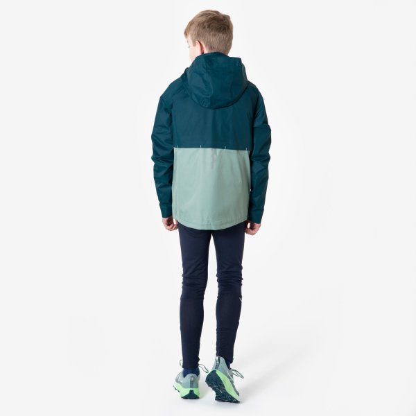 کاپشن دویدن کودک KIPRUN – مدل 3in1 – رنگ آبی/سبز - Image 10