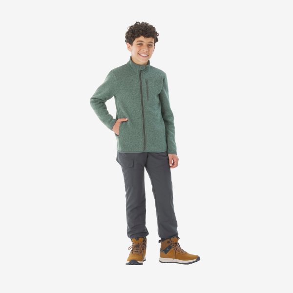 شلوار کوهنوردی و طبیعت‌گردی کودک QUECHUA – رنگ خاکستری – مدل NH100 – مناسب ۷ تا ۱۵ سال