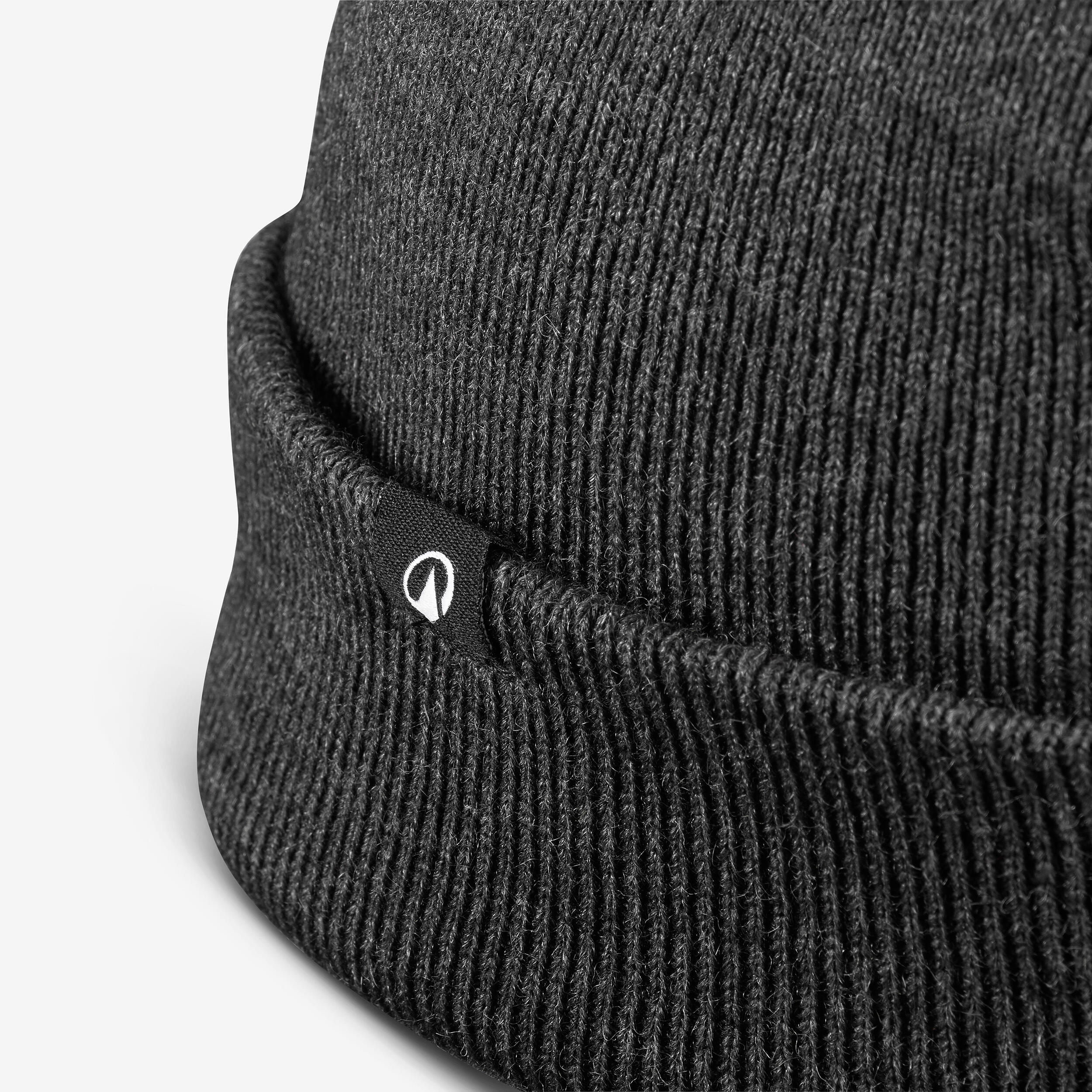 کلاه بافت بزرگسال WEDZE – مدل Rider 500 – رنگ خاکستری