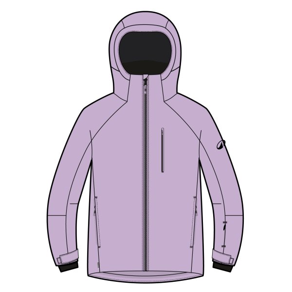 کاپشن اسکی کودک WEDZE – مدل SKI500 – رنگ یاسی – مناسب ۶ تا ۱۴ سال