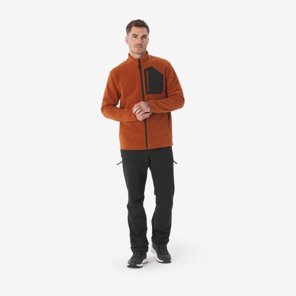 کاپشن پلار مردانه QUECHUA مدل MH500 – رنگ قرمز – مناسب فعالیت‌های بیرونی