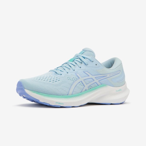 کفش دویدن زنانه ASICS مدل Gel Roadmiles 2 – رنگ آبی/فیروزه‌ای