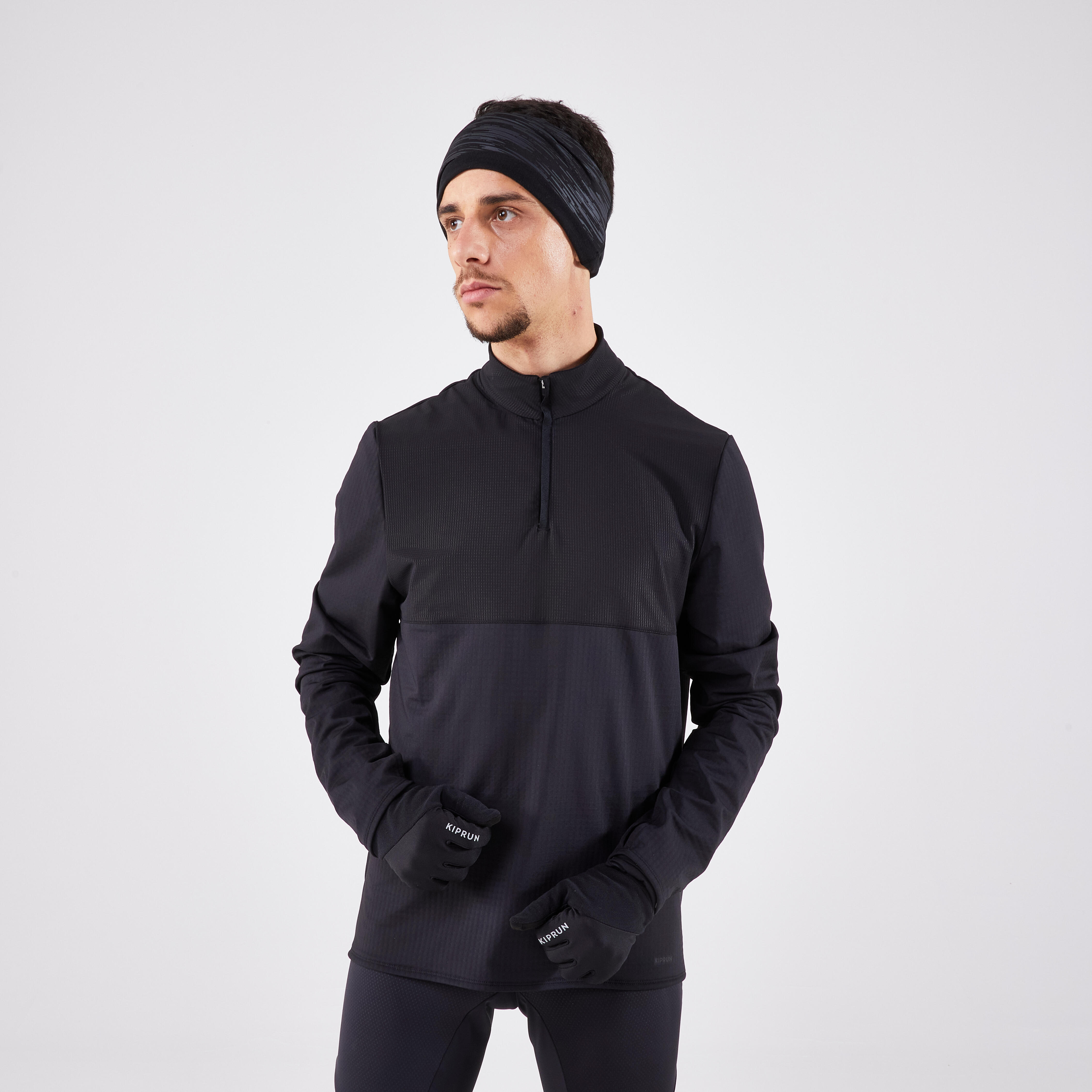 دستکش دویدن بزرگسال KIPRUN مدل Evolutiv V2 – رنگ مشکی